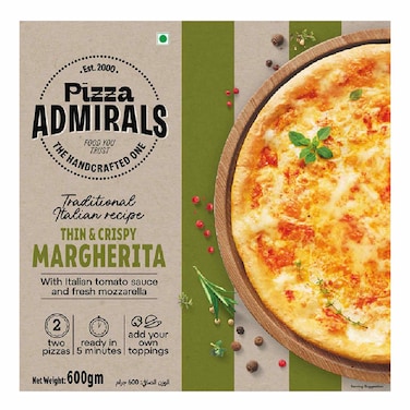 Admirals Margherita Pizza, 300g Pack of 2
