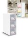 Easy Select Tea Chest Box, 3 Compartments Tea Storage Box Holder, Tea Chest Container, Tea Storage Box for Cabinet, Countertop,Hold Tea Bags, Coffee Pods, Seasoning Packets,Sugar