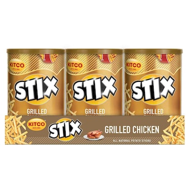 Kitco Stix Grilled Chicken Potato Sticks, 45g Pack of 6