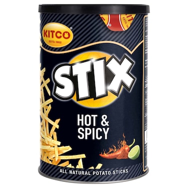 Kitco Stix Hot and Spicy Potato Sticks, 45g