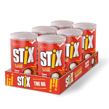 Kitco Stix Lightly Salted The Original Potato Sticks, 40g, Pack of 6
