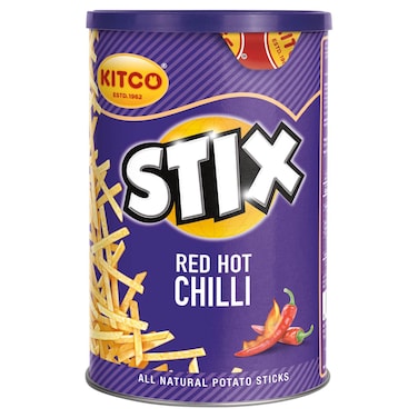 Kitco Stix Red Hot Chilli Potato Sticks, 45g