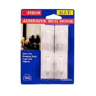 Fixon Adhesive Mug Hooks 1013