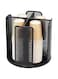 Rotatable Coffee Cups Organizer, Cups Dispenser Coffee Cup Holder Disposable Cups Holder with 4 Compartments (Black)