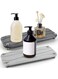 INFTYLE Sink Caddy, Instant Dry Sink Organizer, Sponge Soap Holder Dispenser, Kitchen Countertop Fast Drying Counter Tray Rack, Sink Diatomaceous Pedestal Stand Riser with Stainless Steel Feet