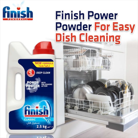 Finish Dishwasher Detergent Powder, 2.5kg