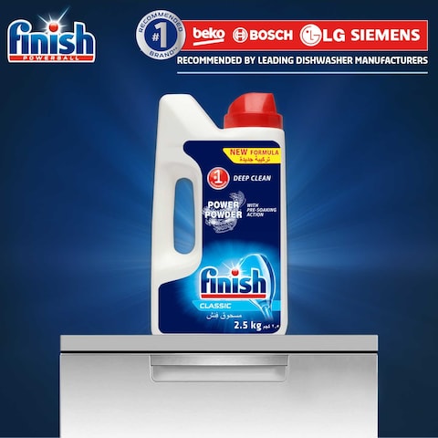 Finish Dishwasher Detergent Powder, 2.5kg