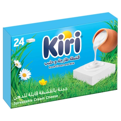 كيري جبنة مربعات قابلة للدهن 24 قطعة 400 غرام