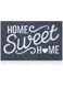 MHYTTFE Welcome Mat Home Sweet Home Doormat with Non Slip Rubber Backing Ultra Absorb Mud Easy to Clean Entry Door Mats for Indoor High Traffic Areas Front Door Entrance Rug Grey