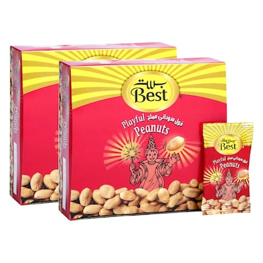 Best Playful Salted Peanuts, 13g Pack of 60