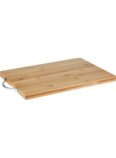 ECVV Bamboo Cutting Board, Chopping Board Kitchen, Home and Everyday use, Natural Bamboo (36x26cm)