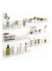 Acrylic Shelves, 15 Inch Floating Wall Mounted Shelves, Clear Funko Pop Display Case, Invisible Bookshelf, Wall Decor for Kids and Bathroom Storage, Set of 6