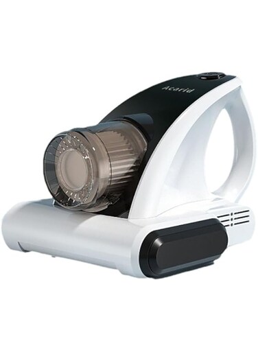 ALMEKAQUZ Mite Remover Bed Vacuum Cleaner, UV LED and Mercury-Free mite Cleaner, Handheld Deep Mattress Cleaner, Low Noise, Suitable for Bedding, Sofa, Other Fabric Surfaces（3.4v,White)