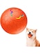 OneNine Dog Ball Toy, Interactive Dog Toys, Rechargeable Automatic Rolling Ball Dog Toys for Pet Chew, Interactive, Training Cat Balls (Orange)