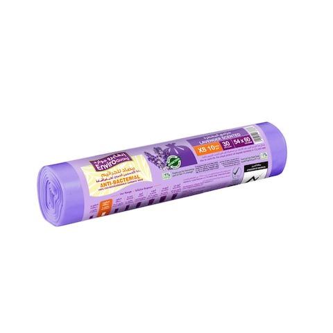 Enviro Care 10 Gallon Lavender Scented Purpler 30 Garbage Bags