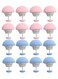 Pcs Mushroom Shape Fixing Clips For Blanket Bed Sheet Curtain Socks Mattress Covers (Pink, Blue)