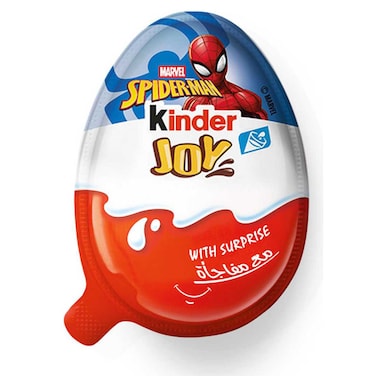 Kinder Joy Boy بيضة كاكاو وكريمة بالحليب مع لعبة، 20 غرام