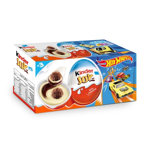 Kinder Joy Boy Cocoa &amp; Milk Cream Eggs 60g