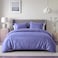 Stripe 3 Piece Duvet Cover Set - Lavender, California King