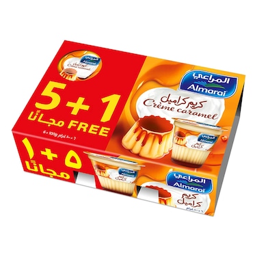 Almarai Caramel Creme, 100g Pack of 6