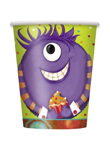 Unique Alien Fun Cup 8 Pieces, 9 Oz Capacity