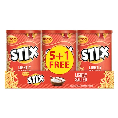 Kitco Stix Assorted Potato Sticks, 45g Pack of 6