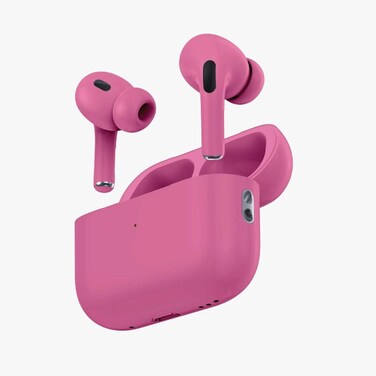 Porodo Blue Earbuds Pro 2 Wireless Earbuds with Swipe Volume, Touch Control, Deep Bass, 20H Playtime