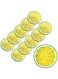 Hagao Fake Lime Slice Artificial Fruit Highly Simulation Lifelike Model for Home Party Decoration Green 10 pcs