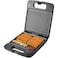 1400W Electric Sandwich Maker &amp; Grill with Non-Stick Floating Plates and Cool Touch Handle, Black