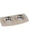 Pawsitiv Tile Dinner Set Beige M+M350ml+ 350ml
