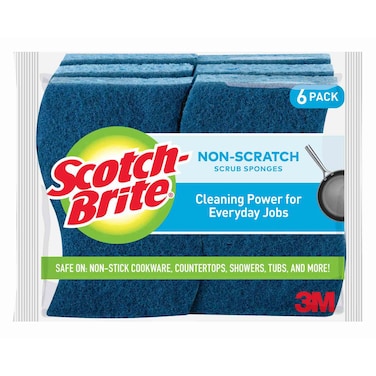 Scotch-Brite Non-Scratch Scrub Sponge 526-5 6 PCS