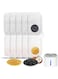 Necomi Cat Water Fountain Filters, 5-Packs Pet Water Dispenser Filter With Triple Filtration System, Pet Fountain Carbon Filters Compatible with 3L Automatic Pet Fountain