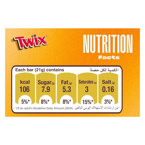Twix Top Chocolate Bar, 21g