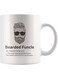 Panvola Bearded Funcle Definition Mug Uncle From Niece Nephew Brother Sister Father's Day Funny Ceramic Coffee Cup 11 oz White