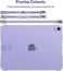 Muzz Clear Protective Case for iPad Air 13 inch (M2) 2024, Slim Bumper Corners, Soft Transparent Back Cover (iPad Air 13 inch (M2))