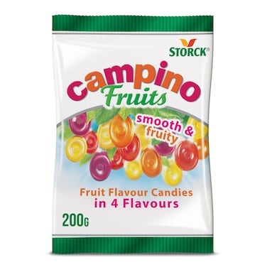 Campino Fruits Assorted Fruit Flavour Candies, 200g