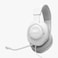JBL Quantum 100M2 Wired Over-Ear Gaming Headset With JBL QuantumSOUND Signature, 3.5mm Jack, Multi-Platform Compatibility, Removable Microphone With Mute Option, Breathable Fabric - White