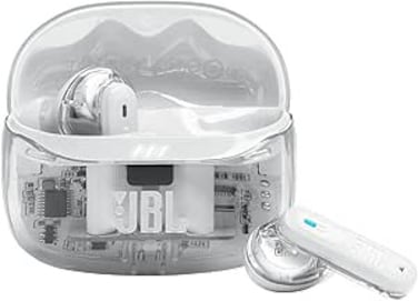 JBL Tune Beam 2 True Wireless Adaptive Noise Cancelling with Smart Ambient Earbuds, Personi-Fi 3.0, Multi-point connection, 6-Mics Technology, 48H Battery, Water and Dust Resistant - JBLTBEAM2GWHT