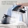 2200W Steam Iron Station with Ceramic Soleplate, Self Clean, Vertical Steamer for Clothes