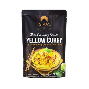 De Siam Thai Cooking Yellow Curry Sauce 200g