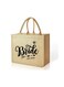 Jute Tote Bag-Bride Est-Wedding Party Gift Bag For Bridesmaids And Guests-Wedding Party Favors