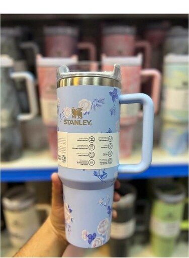 Quencher H2.0 FlowState&acirc;&bdquo;&cent; 40oz Stainless Steel Marble Tumbler with Leak-Resistant 3-Position Lid &amp; Reusable Straw   Double-Wall Vacuum Insulated   Keeps Beverages Cold for 40 Hours or Hot for 7   BPA-Free, Eco-Friendly &amp; Dishwasher Safe   Perfect for Gym, Travel, Office, and Daily Use
