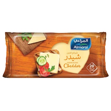 Almarai Cheddar Cheese Slices, 400g