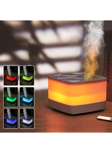 Excefore Humidifier for Bedroom, Quiet Sleep Mode, 7 Color Ambient Night Light, Timer and Auto Off, Suitable for Home, Large Room, Baby, and Plant (White)