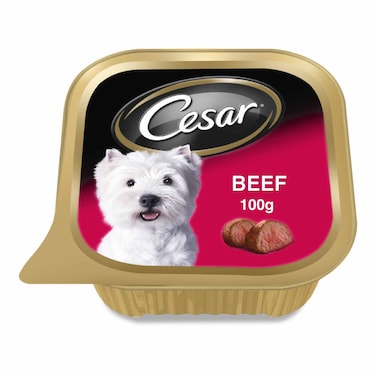 Cesar Dog Food, Beef Dog Wet Food 100g