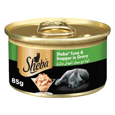 Sheba Cat Food Tuna &amp; Snapper, 85g Can.
