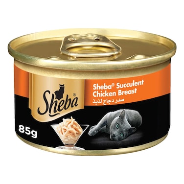 Sheba Cat Food Succulent Chicken Breast 85g Can