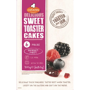 Creapan Sweet Toaster Cakes, 300g