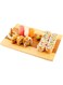 Japanese Sushi Plate, Buddha Sushi Plate, Wood Sushi Tray - 10.5" 1Ct Box - Restaurantware