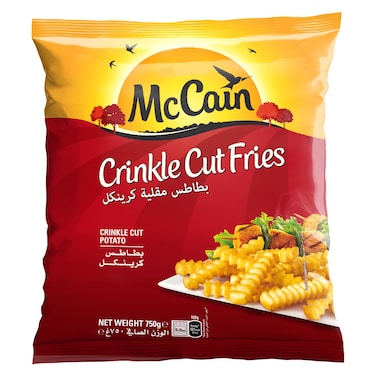 McCain Seasoned Crinkle Cut Potato Fries, 750g